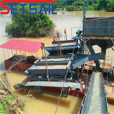Maquinário de dragagem de minas fluviais de alta capacidade com prazo de entrega estimado