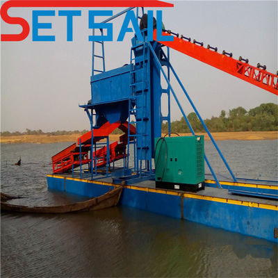 Gerador de motor a diesel de 75-150 kW para equipamento de mineração de ouro em máquinas de mineração fluvial