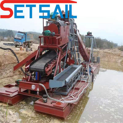 Gerador de motor a diesel de 75-150 kW para equipamento de mineração de ouro em máquinas de mineração fluvial
