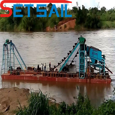 Gerador de motor a diesel de 75-150 kW para equipamento de mineração de ouro em máquinas de mineração fluvial