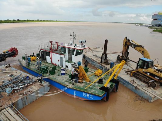 33L-55L Consumo total de combustível Barca de trabalho de serviço para cortador de sucção dragadora e âncora