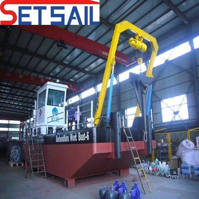 Barco de trabalho de serviço multifunção de dupla hélice de 300-500 CV para amostras de dragagem