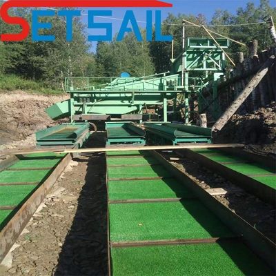 20-60 Conjunto Quantidade de balde Mineração de terras Equipamento de mineração de ouro e diamantes com máquinas de jigging