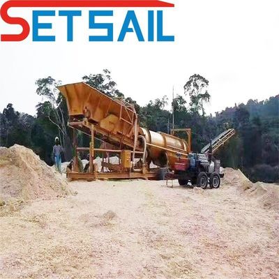 Máquinas de mineração de ouro e diamantes, com dois conjuntos de centrífugas, capacidade de 50 a 500 toneladas
