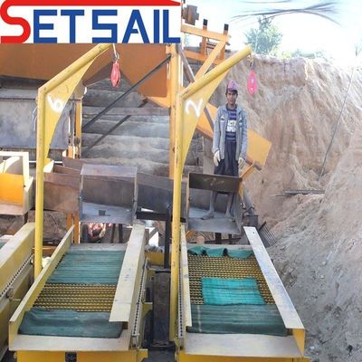 Material resistente ao calor Máquina de mineração de ouro e diamantes com potência de elevação de 2,0-10kw
