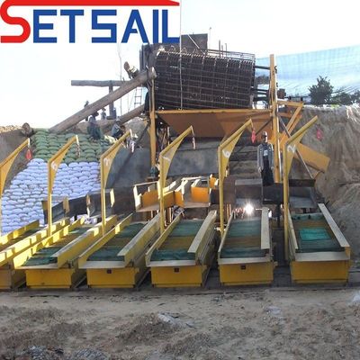 Separador de tambores multiuso 50m3-500m3 Capacidade para processamento de ouro aluvial