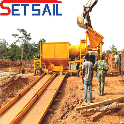 Separador de tambores multiuso 50m3-500m3 Capacidade para processamento de ouro aluvial