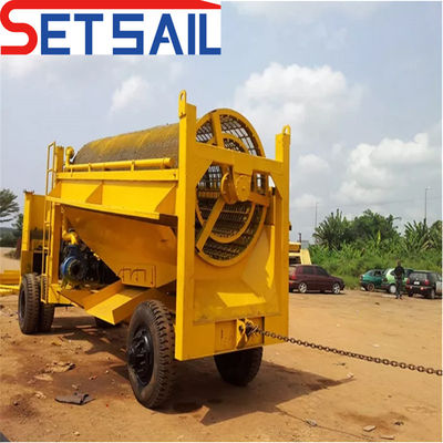 Separador de tambores multiuso 50m3-500m3 Capacidade para processamento de ouro aluvial