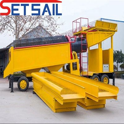 Separador de tambores multiuso 50m3-500m3 Capacidade para processamento de ouro aluvial