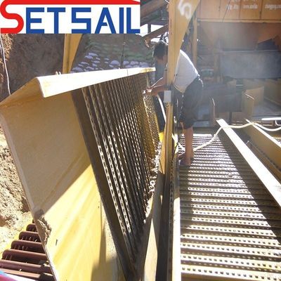 200m3/H Fluxo de água Alluvial planta de diamantes aço carbono conjunto vela máquina de mineração de ouro