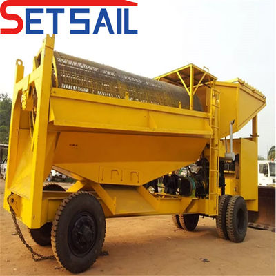200m3/H Fluxo de água Alluvial planta de diamantes aço carbono conjunto vela máquina de mineração de ouro