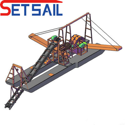 200-300t/h Motor Elétrico Potência Máquina de areia de roda de água com serviço pós-venda de longa duração