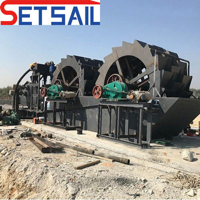 QHSM-15 Máquina de lavar areia de água com capacidades de tela de tambor de 200-300 t/h e eficiência