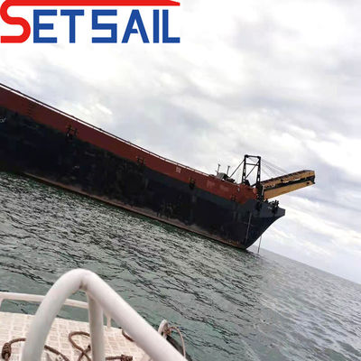 Navio de transporte de areia fluvial com amostras de abertura do fundo US 2000/conjunto