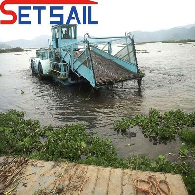 7.2m-25m comprimento total máquina de limpeza de lixo lago com e 7.5-50m3 capacidade de carga