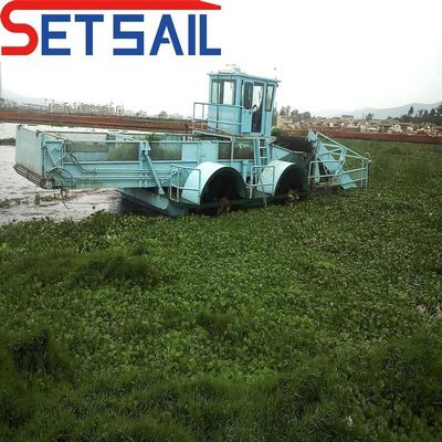 7.2m-25m comprimento total máquina de limpeza de lixo lago com e 7.5-50m3 capacidade de carga