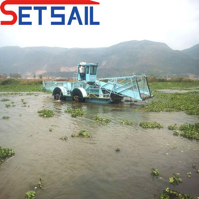 7.2m-25m comprimento total máquina de limpeza de lixo lago com e 7.5-50m3 capacidade de carga