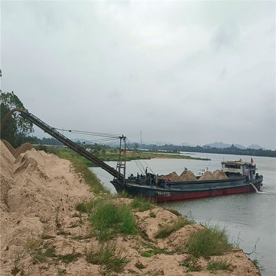 Barca de transporte de areia fluvial de propulsão autônoma para carga de 500 t