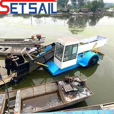 1-2 Passageiros Recolhedora de ervas daninhas automática com motor diesel Profundidade de corte 1,2 m-2 m