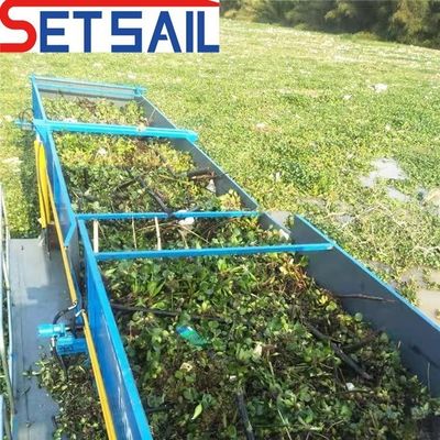 7Máquina de colheita de jacinto aquático de capacidade de.5-50m3 para alta capacidade de carga