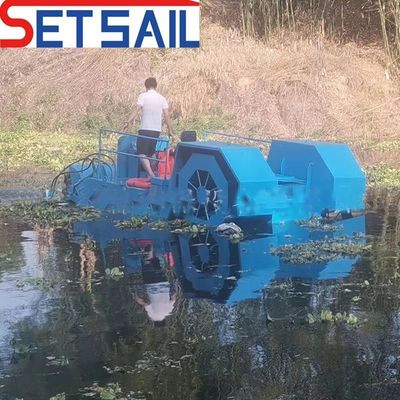 7.2m-25m Comprimento total Recolhedora de algas Nave de recolha de plantas aquáticas