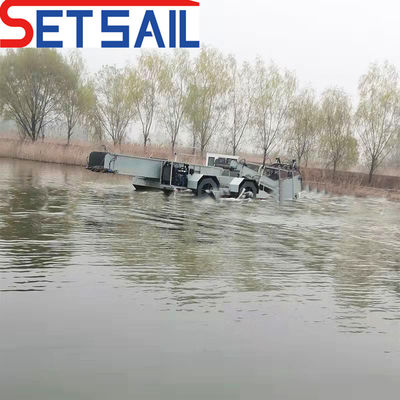 7.2m-25m Comprimento total Recolhedora de algas Nave de recolha de plantas aquáticas