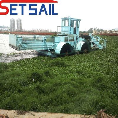 Máquina de corte de ervas daninhas aquáticas acessível Profundidade de corte 1,2 m-2 m Baixo custo de envio