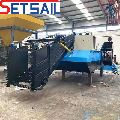 Barco de recolha de lixo de colheita de ervas daninhas com velocidade de trabalho de 3,5-5kn/h