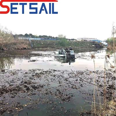 Embarcação de remoção automática de detritos fluviais de resistência 24 horas com serviço pós-venda ao longo da vida