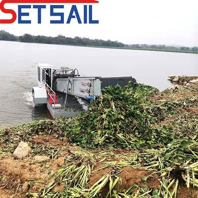 US Recolhedora de plantas aquáticas multifunção / Skimmer de lixo aquático Largura de corte 3m-6m