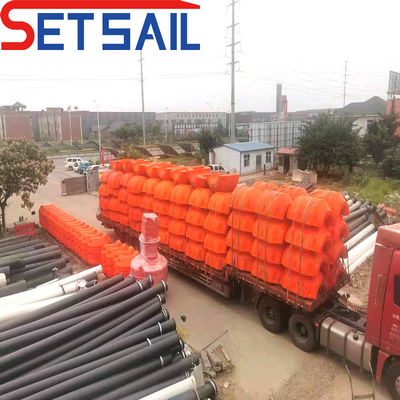 Tubo de descarga de dragagem de sucção de cortador com reforço de cordão têxtil de alta resistência