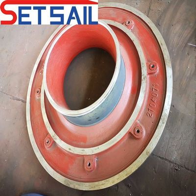 Bomba de lama de dragagem de alto fluxo para dragadora de sucção a jato Tamanho máximo sólido 178 mm Capacidade