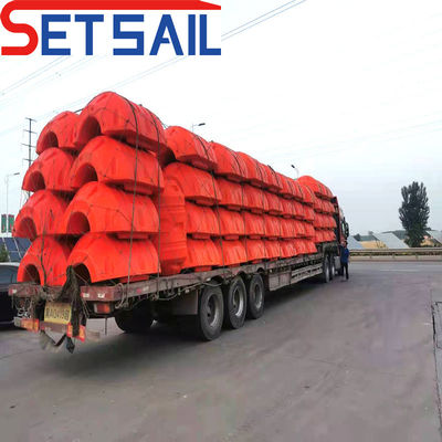 Material HDPE redondo durável de dragagem tubo de areia de sucção pagamento inicial pagamento integral