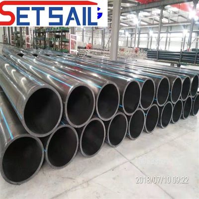 Tubos redondos de material HDPE para tubulações de esgoto urbano comprimento 12,8 m/radim redondo