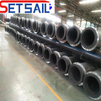 Tubos redondos de material HDPE para tubulações de esgoto urbano comprimento 12,8 m/radim redondo